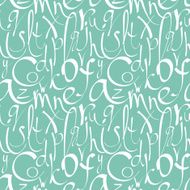 Seamless pattern with decorative letters N4