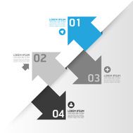 Modern Design info graphics banner style N5