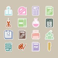 Education icons N229