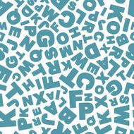 Letters seamless pattern N4