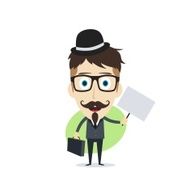 businessman holding blank sign N9