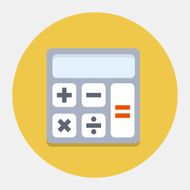 vector calculator icon N6
