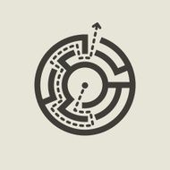 simple circular maze N4