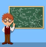 Cartoon smart boy N2