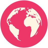Planet earth icon N2