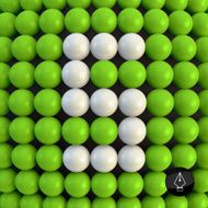 Number five Abstract mathematics background N2