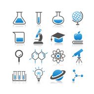 Science icon set N7