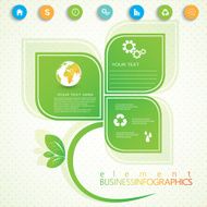 Modern infographic network template with place for your text N4