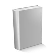 Blank book on white background Vector N3