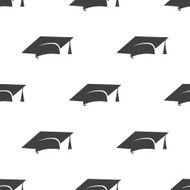 education symbol vector seamless pattern