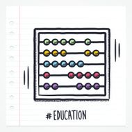Doodle Abacus Icon N2