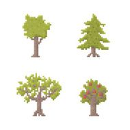 Pixel Art Trees N4