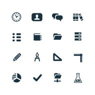 Education Icons Set N65