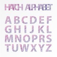 Stripped alphabet N2