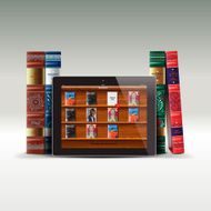 Digital and real books