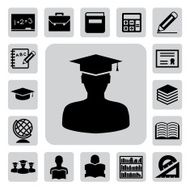 Education Icons Set N66