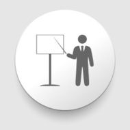Vector training icon
