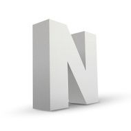 white letter N N2