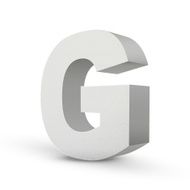 white letter G N2