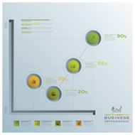 Business Infographic Graph Circle