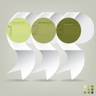 infographic plan ribbon