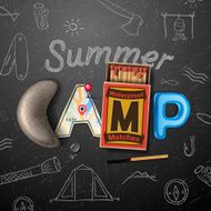 Summer Camp themed poster N4