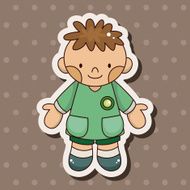 student cartoon theme elements vector eps N153