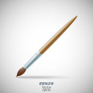 Paint brush for drawing or makeup realistic isolated