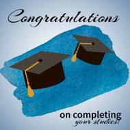 Greeting Card With Congratulations Graduate Completion N2