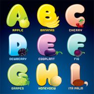 Fruits In Alphabetical Order Vector N2