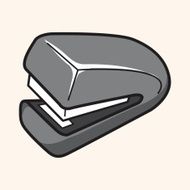 stationary stapler theme elements vector eps N20