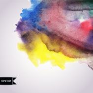 Vector watercolor texture Grunge paper template Wet paper Ban N2