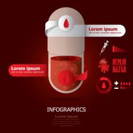 Blood Pill Capsule Design Template