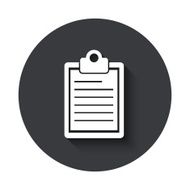 Vector modern gray circle icon N15