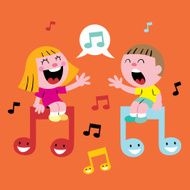 music kids singing N2