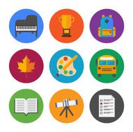 Education Icons Set N67