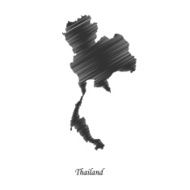 Thailand map icon for your design