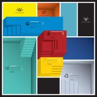 Business Infographic With Pop Art Background N2