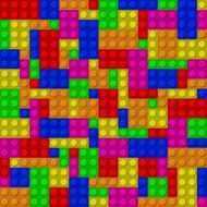 Vector seamless constructor pattern background