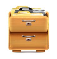 Drawer with Binders