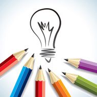 Creative light bulb Idea concept background N22