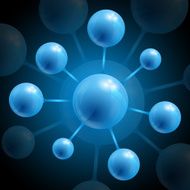 Abstract molecular background N4