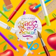 back to school - vector illustration N2