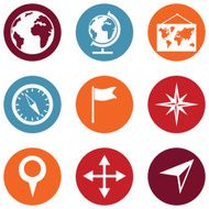 Vector Set of Geography Icons N11