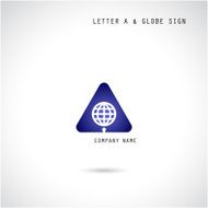 Creative letter A icon abstract logo design vector template N8