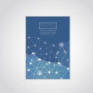 soft geometric background design for poster template