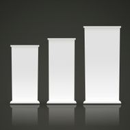 blank roll up banners set N6