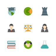 Flat design icons vector symbols for website N4