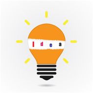 Creative light bulb Idea concept background N23