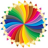 Pencils circle